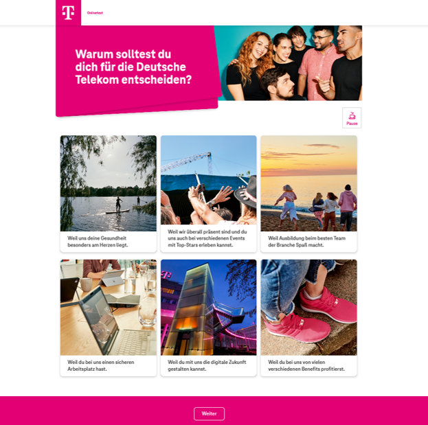 Telekom_Onlinetest_Personalmarketing_Gründe Arbeitgeber2