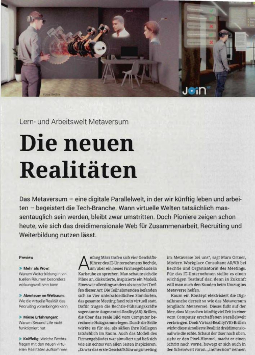 Die neuen Realitäten